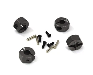 12mm Hex Wheel (4) Hub 7mm Thick for 1/10 Traxxas, Axial, Tamiya, Drift & TC - Picture 1 of 1