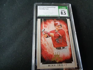 2015 Panini Diamond Kings # 103 Mike Trout CSG 8.5 NM/Mint+ - Picture 1 of 2