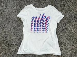 EUC Girl's NIKE Athletic Tee Shirts Tops Short Sleeve Size Youth Medium - Picture 1 of 8