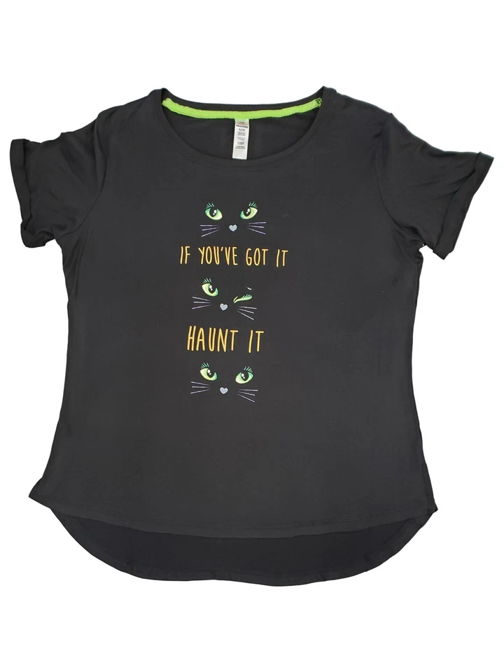 Pijama Top Mujer You've Got It Haunt It Negro Halloween Camisa para Dormir Foto 1 de 1