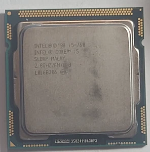 Intel/Core i5-760/2.80GHz/Quad Core/CPU/Processor/SLBRP/Socket 1156/Nehalem/95 W - Picture 1 of 4