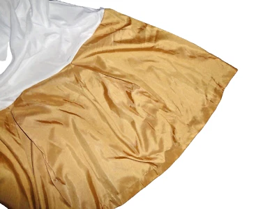 ROSE TREE BORDEAUX SILKY GOLD (1) CALIFORNIA KING BEDSKIRT 18" DROP SPLIT   - Image 1 of 4