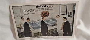 Famosa postal de Hackney's Lobster Pool Atlantic City Nueva Jersey de colección sin usar. - Imagen 1 de 2