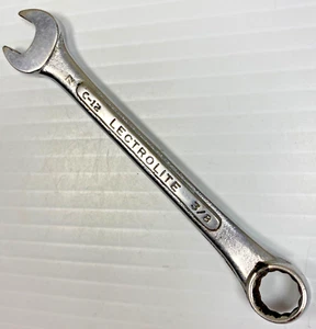 Lectrolite S-K Tools C-12- 3/8" Combination Wrench 12 Point Forged Alloy USA sk - Picture 1 of 12