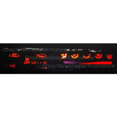 Red Climate Control AC LED Bulb Kit For Toyota 4Runner Pickup Truck 1989-1995 - Image 1 of 3