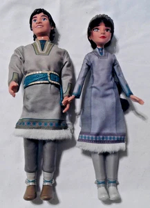 Disney Frozen Kristoff Anna Puppen 2er-Pack Film inspiriert Sami Outfit Set Geschenk Spielzeug - Bild 1 von 6