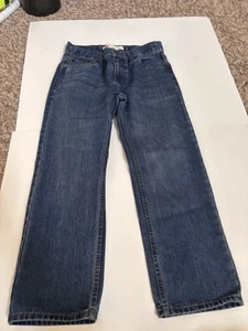 Levis 550 Jeans Youth 10 Husky Blue Denim Relaxed Fit Straight Leg 30/26 - Picture 1 of 5