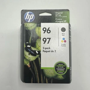 NEW GENUINE HP 96 Black 97 Tri-Color Ink Cartridges 2Pack HP 96/97 EXP. FEB 2020 - Picture 1 of 1