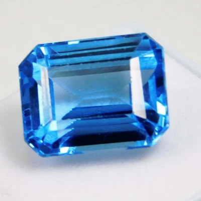 CERTIFIED 13.80 Ct FLAWLESS NATURAL UNHEATED COBALT BLUE SPINEL PERFECT GEMSTONE - Image 1 of 4