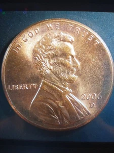 Error 1996-D Close AM Penny - Picture 1 of 3