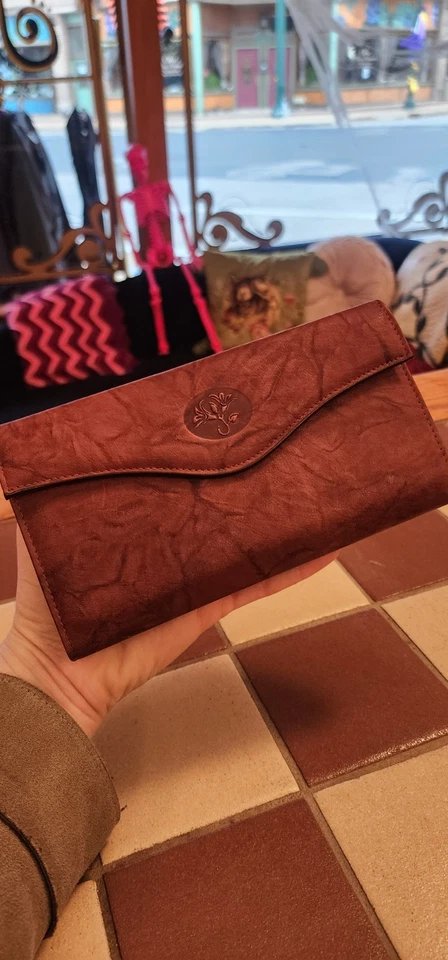 Buxton Heredera Organizador Bolso sin asas Cartera Top Grano Cuero de vaca Marrón Foto 1 de 4