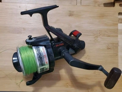 Carrete giratorio Silstar grafito titanio peces RXB80M alimentador de cebo 3 rodamientos de bolas Foto 1 de 4