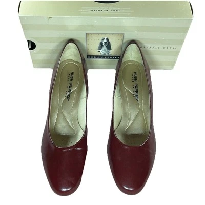 Zapatos cómodos Hush Puppies estilo suave para mujer Angel II Wine 8,5 EW extra anchos en caja Foto 1 de 4