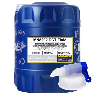 Getriebeöl MANNOL DCT Fluid 20 Liter mit Auslaufhahn für Audi BMW Mercedes VW
