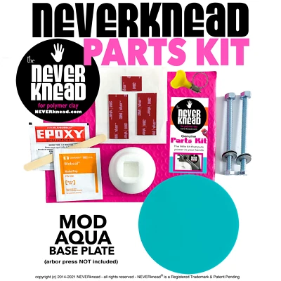 Schnell + Einfach Polymer Clay NIEkneten DIY TEILE KIT Konditionierung Aqua Werkzeug-Fimo+ - Bild 1 von 4