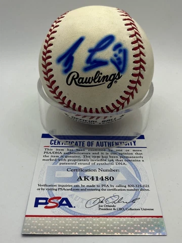 Jay Leno Comedian Host Signed Autograph Official OMLB Baseball PSA DNA *80 Cover