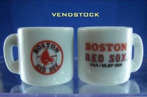 BOSTON RED SOX MINI CERAMIC MUG CUP 1.25" TALL NEW MLB BASEBALL TWO SIDES - Picture 1 of 1