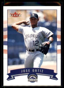 2002 Fleer Jose Ortiz #304 Colorado Rockies - Picture 1 of 2
