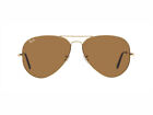 sunglasses Ray Ban aviator large rb3025 gold crystal brown 001/33