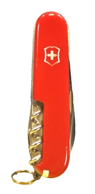 "VICTORINOX"  SPARTAN  c. 1989's  RED  MULTI-TOOL FOLDING  SWISS ARMY KNIFE - Image 1 of 4