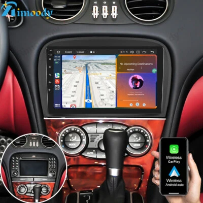 Android 13 Carplay Autoradio Für Mercedes Benz SL R230 SL350 SL500 GPS Nav 2+32G - Bild 1 von 4