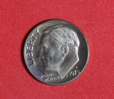 1975-S ROOSEVELT ONE DIME #P25955 - Image 1 of 2