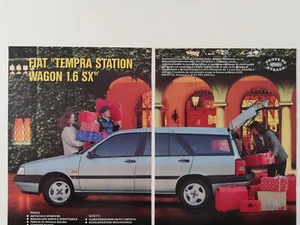 Clipping Ausschnitt Artikel 1990 Fiat Tempra Kombi 1.6 SX Probefahrt - Bild 1 von 3