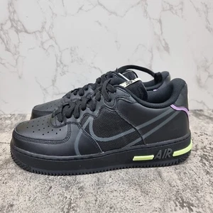 Nike Air Force 1 React Black Violet Star Barely (CD4366 001) - Bild 1 von 7