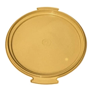 Tupperware Large Cake Taker Base Tray Replacement Harvest Gold 684-3 - Picture 1 of 7