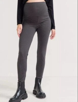Hatch The Ultimate Before, After And During Leggings In Grey Houndstooth Size XS - Image 1 of 4
