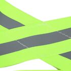 High Visibility Elastic Reflective Vest Belt Fluorescent Green Safety Strap ND2