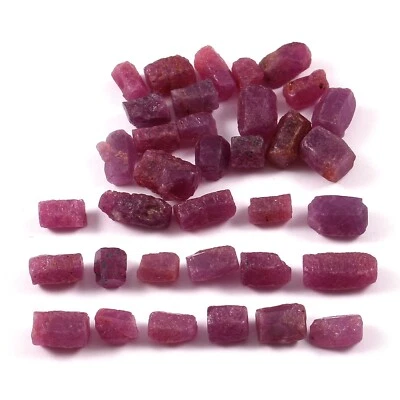 500.00 CT 100% Natural Earthmind Mozambique Red Ruby Loose Gemstone Rough Lot - Image 1 of 4