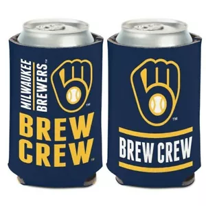 Milwaukee Brewers MLB Slogan Can Cooler - BREW CREW - Picture 1 of 1