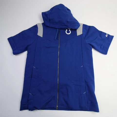 Indianapolis Colts Nike NFL On Field Apparel Jacket Men's Blue/Gray Used Cover