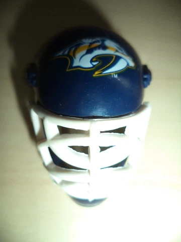 Nashville Predators Hockey Goalie Mini Helmet Mask Franklin NHL 1.5" Cover