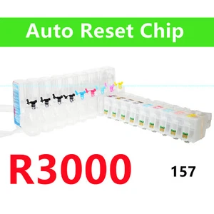 Refillable Empty Cis ciss ink system 4 Stylus R3000 Printer T157 157 cartridge * - Picture 1 of 1