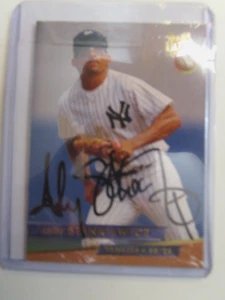 Carta Baseball firmata autografata Andy Stankiewicz 1993 Ultra New York Yankees 24 - Foto 1 di 1