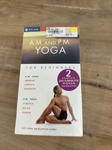 Gaian A.M./P.M. Yoga 2 VHS Boxset New/Sealed For Beginners Rodney Yee DR2 - Picture 1 of 8