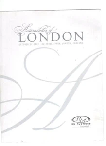 Automobiles of London, Oct. 31, 2007 -(RM Auctions, Sotheby's) - Imagen 1 de 1