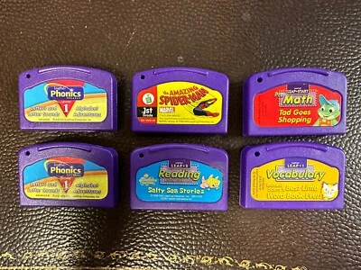 Leap Frog LeapPad Leap Pad Cartridges Reading Math Vocabulary Spider-Man Phonics - Image 1 of 4