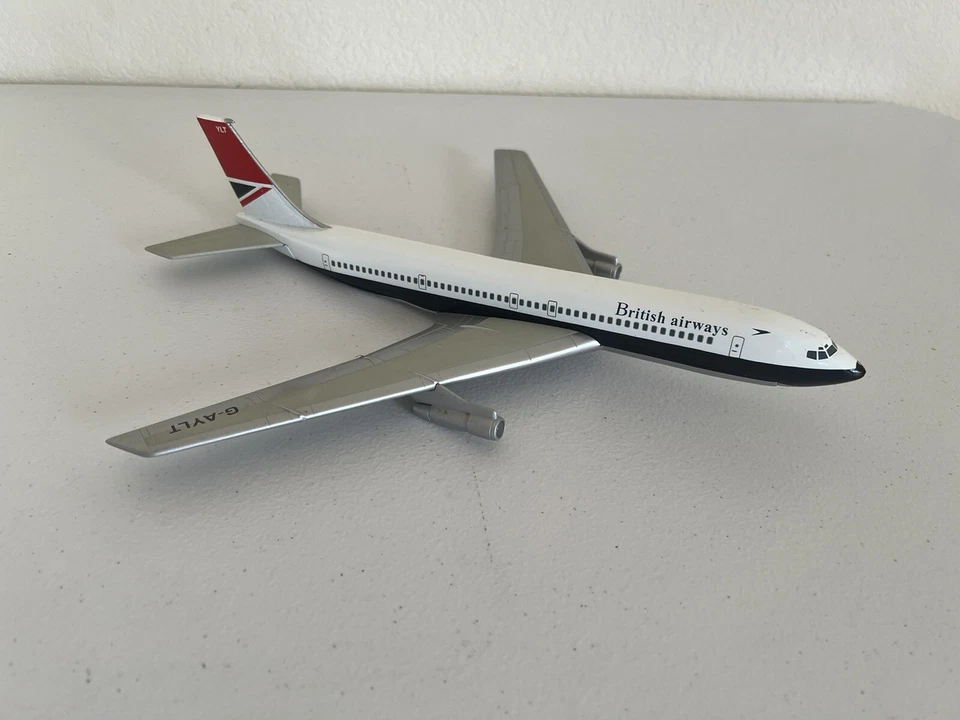 Corgi Vintage 1:200 Boeing 707 Diecast British Airways Metal  Aircraft Airplane - Image 1 of 4