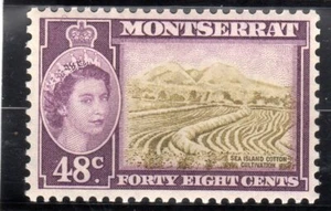 QEII MONTSERRAT,1953-62 48 cent SG;145a UMM cv £20 - Picture 1 of 1