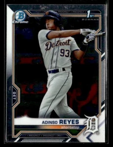 Adinso Reyes 2021 Bowman #BCP-21 1st Chrome Prospects Detroit Tigers - Picture 1 of 2