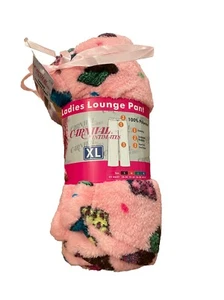 Pantalones de salón de cupcakes rosa carnaval pantalones de pijama para mujer talla extra grande NUEVO - Imagen 1 de 7