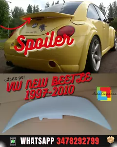 SPOILER POSTERIORE SUL COFANO PER VW NEW BEETLE 1997-2010 LOOK TUNING - Imagen 1 de 14