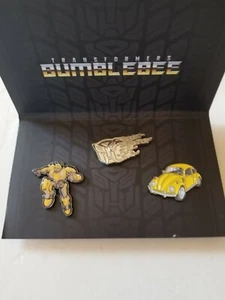 LOOT CRATE TRANSFORMERS BUMBLEBEE 3 PIN SET  - Picture 1 of 4