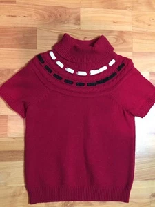 Gymboree Girls Sz. 5-6 Christmas Holiday Red Sweater EUC! Sister Sz. 10-12 - Picture 1 of 1