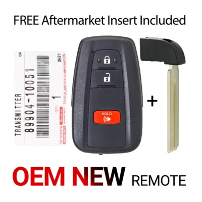 Llave remota inteligente Toyota C-HR 2020-2021 NUEVA OEM 89904-10051 MOZBR1ET Foto 1 de 4