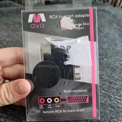 RGB SCART Plug Male to 3 RCA Female A/V Adaptor Converter for TV DVD VCRs - Image 1 of 2