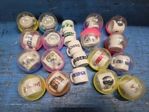 Lot of 21 NFL Football Teams Mini Ceramic Coffee Mugs Team Name & Logo Early 00s - Picture 1 of 5